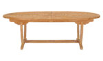 resized oval table side
