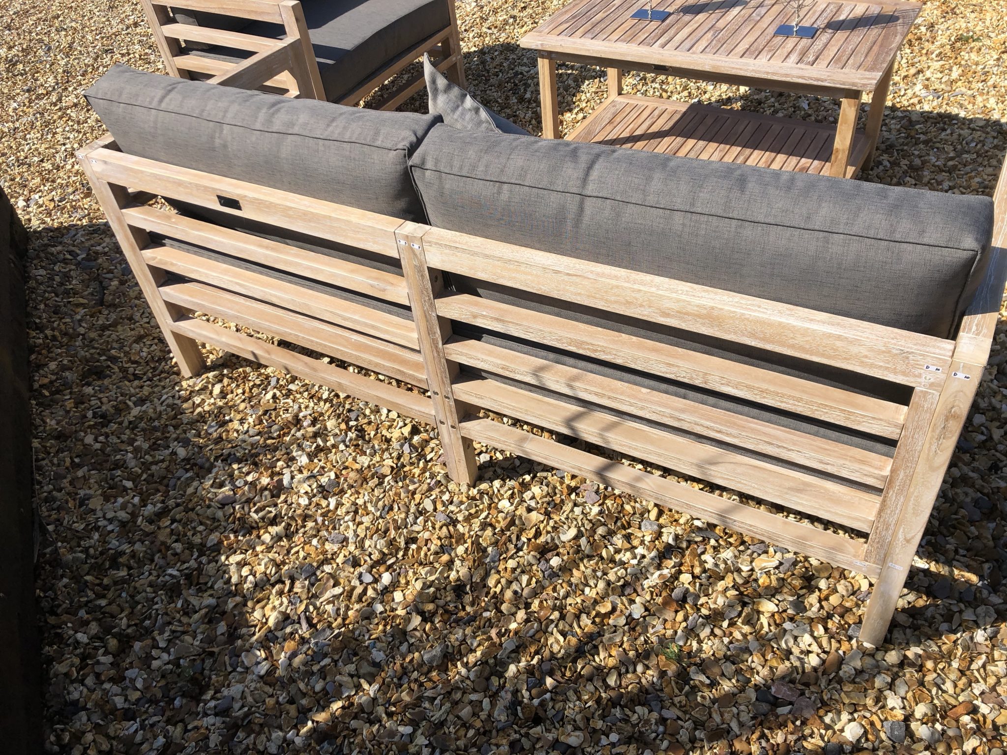 Teak Garden Sofa Set with Coffee Table Teak Garden Furniture Outlet