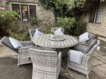 Rattan Garden Furniture Round Recline Set