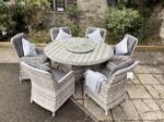 Rattan Garden Furniture Round Table Set