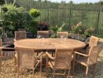side oval table