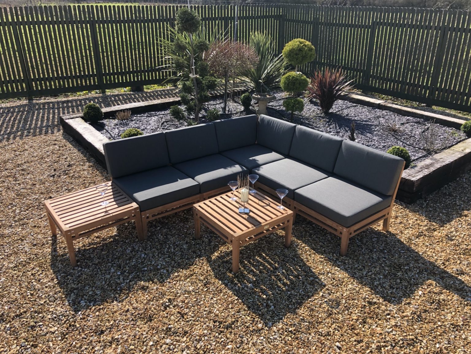 Teak Corner Sofa Set Teak Garden Furniture Outlet