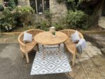 Teak Garden furnitutre 120 folding benches