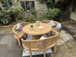 Teak Garden Furniture 150 round 3 benches