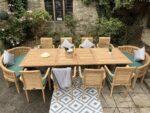 Teak Garden Furniture Rectangle Table - 14 seater