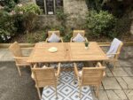 Teak Garden Furniture Rectangle extending
