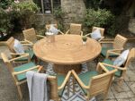 Teak Garden Furniture Round 10 Seater