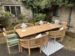Teak Garden furniture Rectangle 16 Seater set