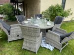ratatn garden furniture set fre table
