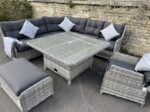 rattan garden furniture set