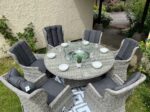 rattan garden sets with fire