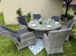 rattan garden sets with fire pits