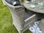 rattan garden sets with fire tables