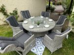 rattan reclining set