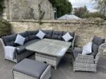 Rattan Garden Furniture premium Large corner sofa set