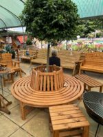 teak tree seat