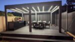 6x4m pergola with lights