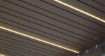 pergola lights close up
