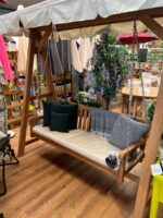 garden furniture teak swing seat