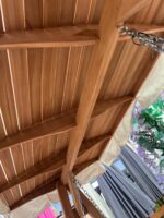 teak swing seat