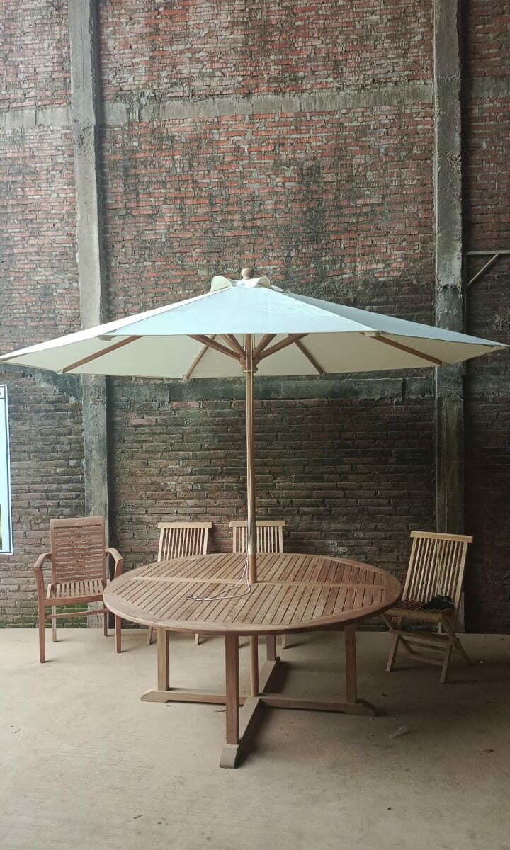 teak parasol