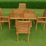 teak garden furniture set