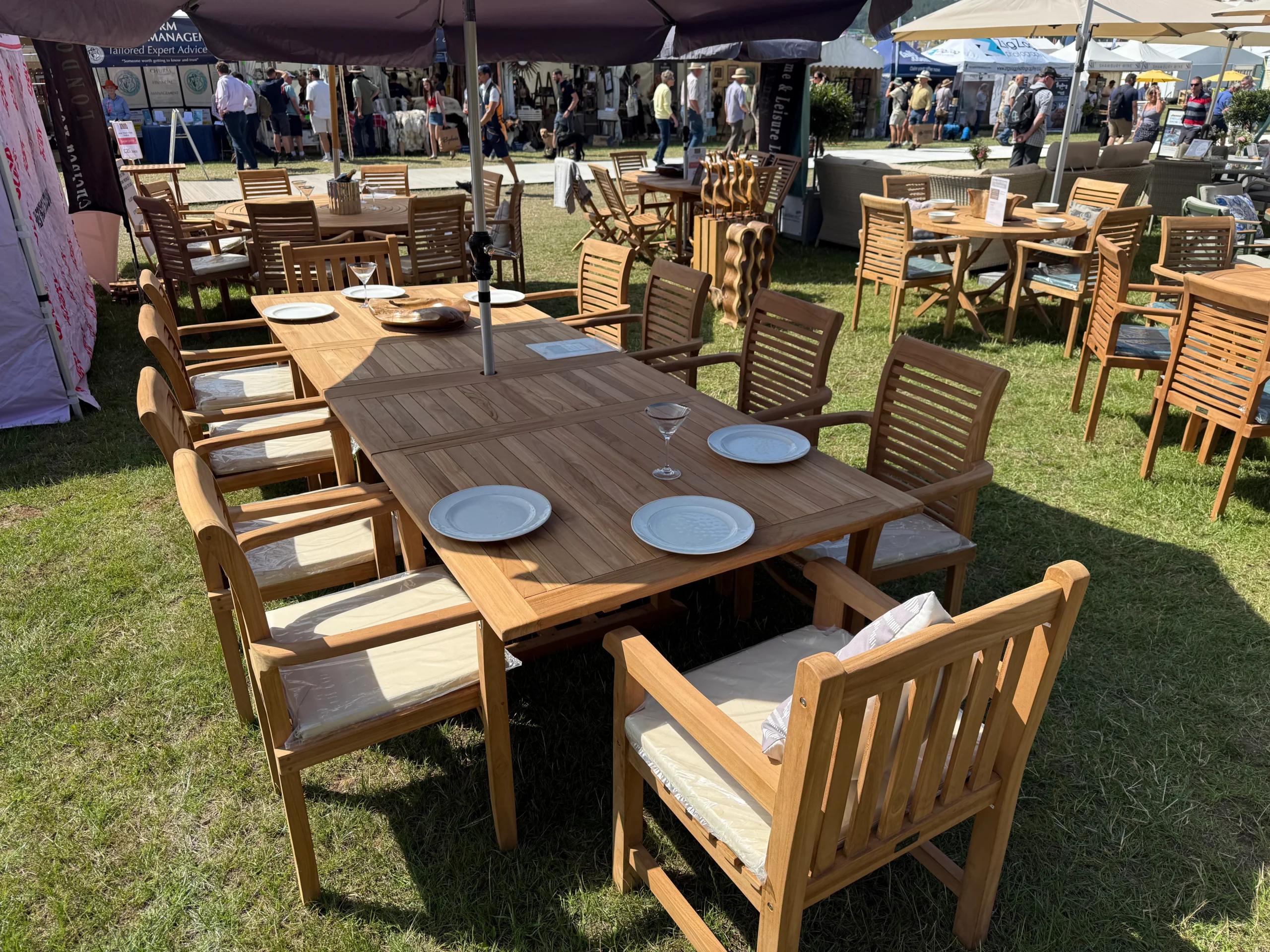Rectangular Teak Garden Furniture Show 5
