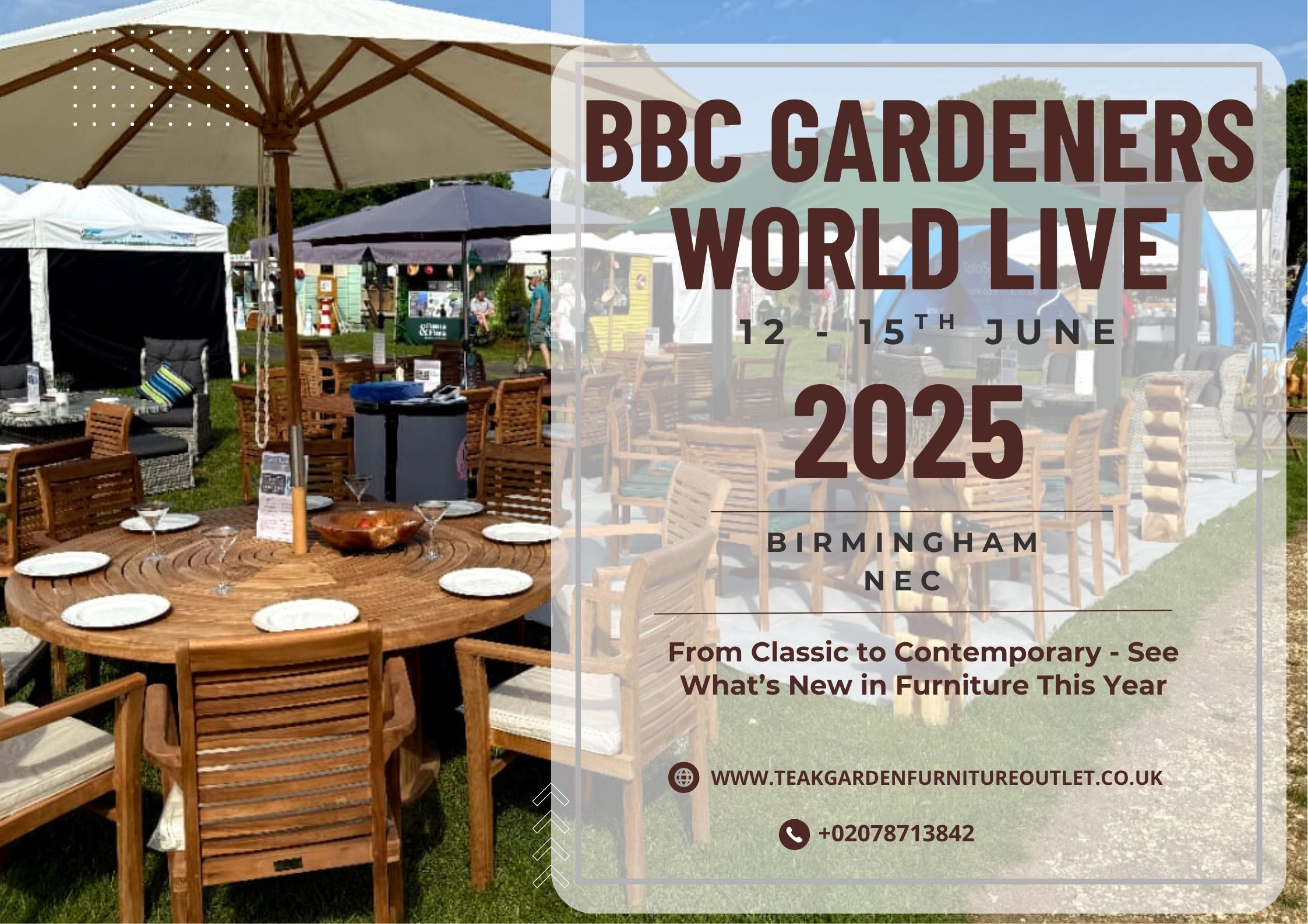 garden furniture show 2025
