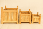 Deluxe Teak wood plant pot planter