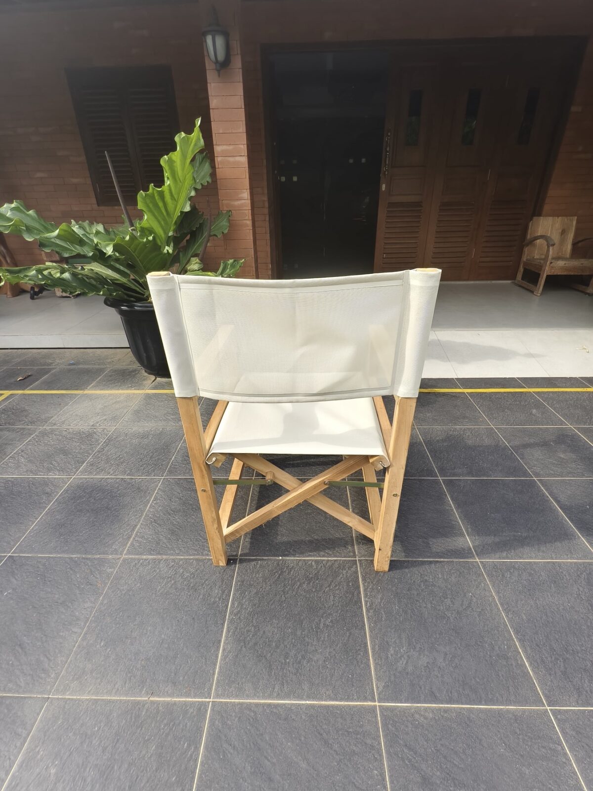 teak director chair