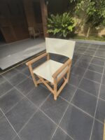teak directors side chair