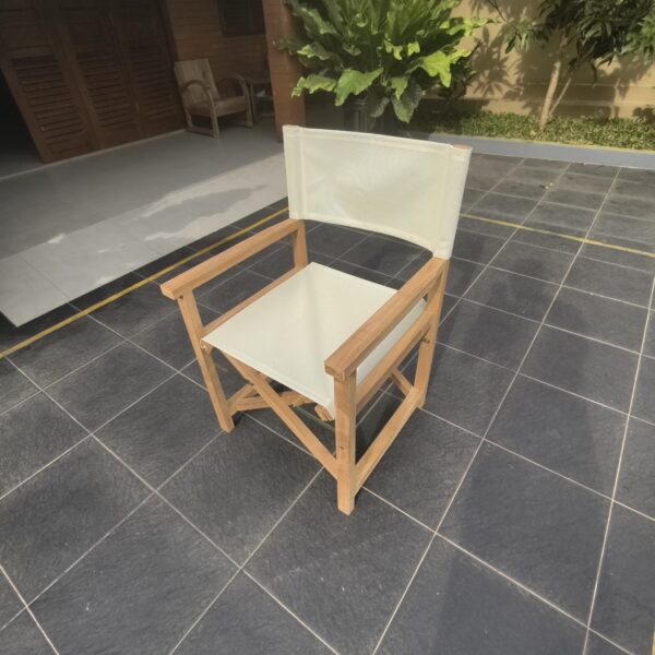 teak directors side chair