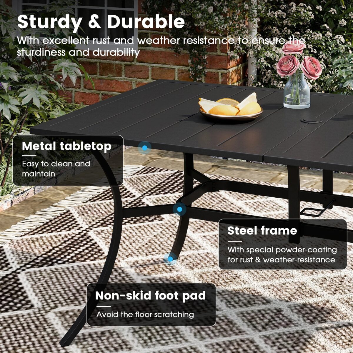 rec garden table