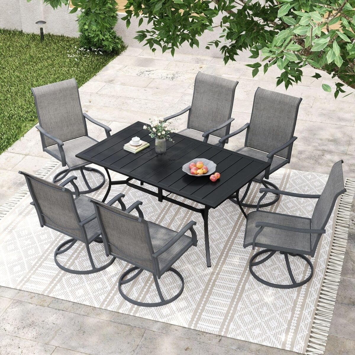 rectange garden set