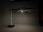 led cantilever parasol 3m