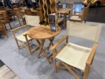 teak bistro set