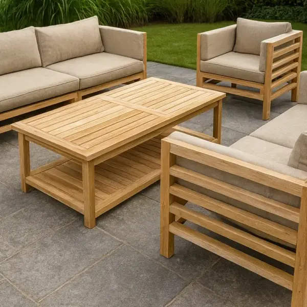 teak garden sofa set