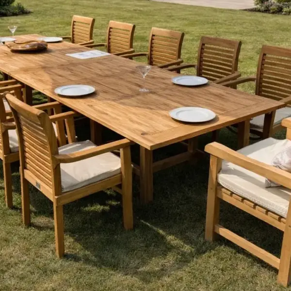 teak outdoor dining set